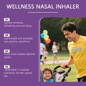 Wellness neusinhalator voordelen: verfrissend, draagbaar en ideaal voor dagelijks gebruik.