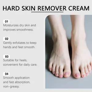 Smooth feet after using hard skin remover cream for daily moisturizing and skin care