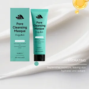 Detailed view of HANCHOBIT Pore Cleansing Masque with smooth creamy mud texture