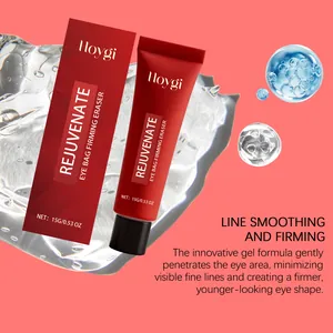 Hoygi rejuvenating eye firming gel in red tube with innovative line smoothing gel formula