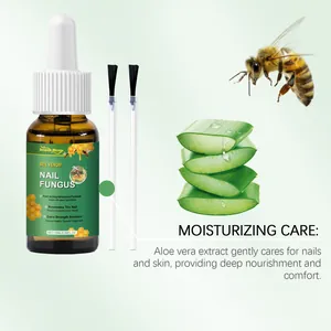 Nagelpilz Behandlung mit Bienengift und Aloe Vera Extrakt für tiefe Feuchtigkeitspflege.