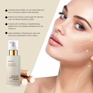 Close-up of EELHOE Wild Yam Moisturizing Lotion highlighting skin firming effects