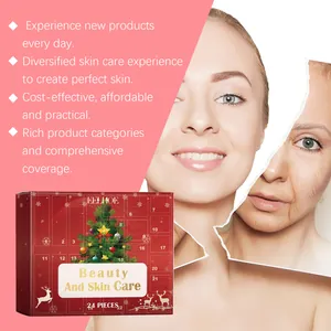 Calendario de adviento de belleza EELHOE 24 días set de cuidado con efecto facial
