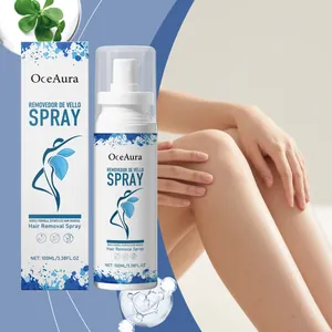 OceAura Spray Depilatorio Corporal Fórmula Suave Piel Suave Nutritiva Spray de Espuma de Depilación Sin Esfuerzo Para El Cuerpo