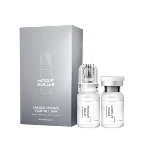 Professional Microlift roller serum set with two 10ml vials for radiant and youthful skin