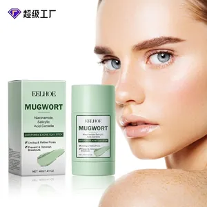 Stick Masque à l'Argile à l'Armoise Nettoyage en Profondeur Élimination des Points Noirs Pores Niacinamide Acide Salicylique