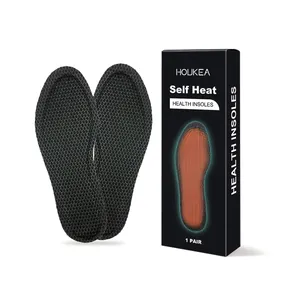 HOUKEA self-heating health insoles with honeycomb texture for cycling and skiing