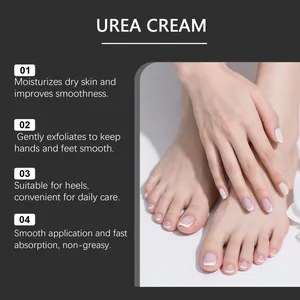 Ureum voetcrème voordelen: intensieve hydratatie, milde exfoliatie en snelle absorptie