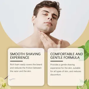Detalle que muestra experiencia de afeitado suave con fórmula suave para hombres