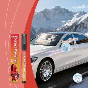 Homonth Lackreparaturstift für Autos zur Behebung feiner Kratzer auf weißem Lack.