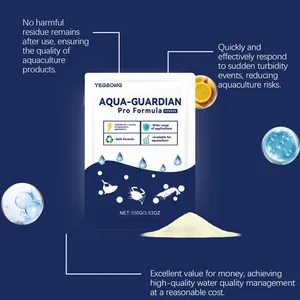 YEGBONG aquaculture water purifier powder for fish tank cleaning and water clarity