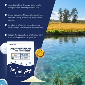 High-efficiency water clarifier powder for fish tanks and aquaculture ponds, 100g pouch