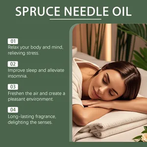 Infographie présentant les bienfaits de l'huile de pin pour la détente et le sommeil