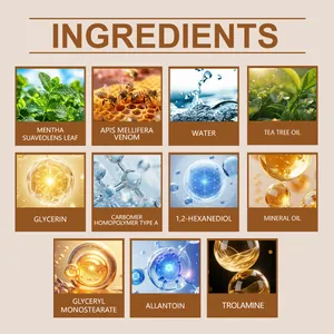 Ingredientes naturales para crema corporal nutritiva de cuidado de la piel