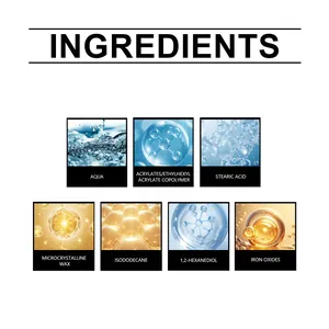 Liste détaillée des ingrédients avec Aqua et oxydes de fer pour le mascara Zephoco