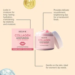 Detaillierte Ansicht der EELHOE Kollagen-Lippenmaske für hydratisierte und gepflegte Lippen.
