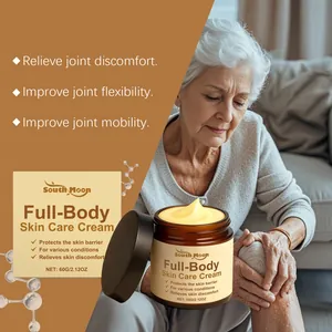 Crema corporal South Moon para alivio articular e hidratación de piel madura.