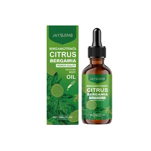 Aceite corporal de bergamota JAYSUING para hidratar y calmar la piel con masaje 30ml