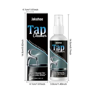 Dimensions détaillées du flacon pulvérisateur de nettoyant robinet Jakehoe.