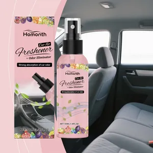 HOMONTH Ambientador Para Coche De Bergamota En Aerosol Eliminador De Olores Fragancia De Larga Duración Para Limpieza Interior