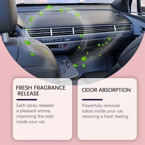 Spray ambientador para coche de alta calidad que elimina olores con fragancia fresca
