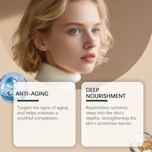 Detailed view of anti-aging facial essence highlighting deep skin nourishment benefits