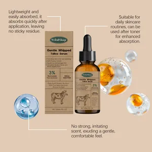 WoodSleep Tallow Serum with 3% Niacinamide for deep hydration and skin repair
