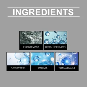 Liste des ingrédients du gel nettoyant multi-usages avec composants chimiques