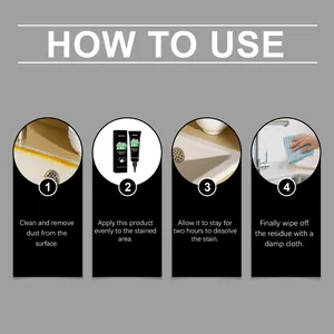Instructions étape par étape pour utiliser le gel nettoyant sur carrelage et évier