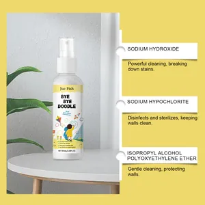 Spray nettoyant graffiti JUE FISH pour murs, élimine les taches de crayons et feutres