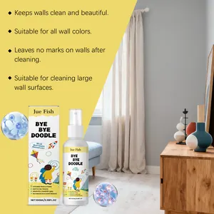 Spray nettoyant Jue Fish efficace pour les gribouillis et les taches murales domestiques
