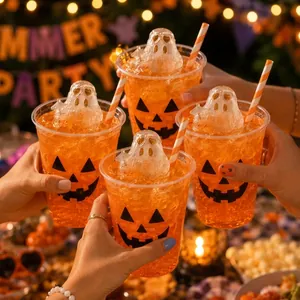 Moules à glaçons fantômes en silicone pour boissons de fête Summerween