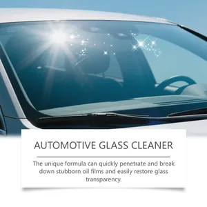 Nettoyant vitres voiture restaurant la transparence en éliminant les films d'huile tenaces