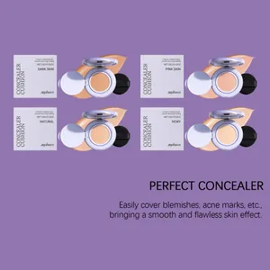 Kit de correcteurs de teint violets Zephoco en 4 teintes pour une peau parfaite.