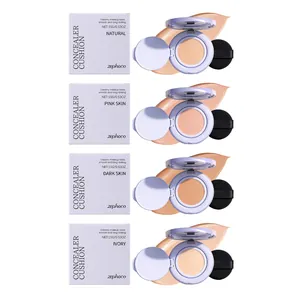 Coffret de coussins correcteurs violets Zephoco avec quatre teintes pour un fini longue durée