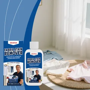 Jakehoe Détachant pour Tissus Nettoyage Doux Décontamination Parfum Frais Détachant à Lessive pour Tous Types de Tissus Liquide de Nettoyage pour Vêtements