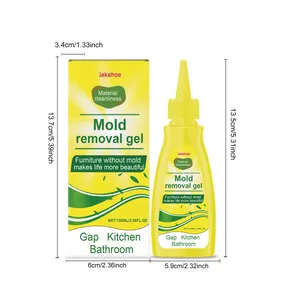 Spécifications de taille pour le gel anti-moisissure Jakehoe 100ml pour cuisine et bain.