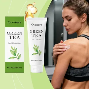 Green Tea Hand Body Lotion Moisturizing Refreshing Niacinamide Hyaluronic Acid Gentle Daily Skin Care Cream For All Skin Types