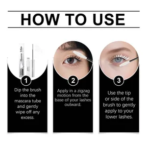 Guide en trois étapes pour appliquer le mascara blanc Zephoco pour des cils recourbés