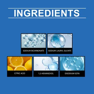 Detailed infographic of safe ingredients for JAKEHOE ice maker cleaning tablets