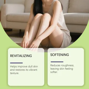 Detailed view of green tea body lotion benefits for revitalizing and softening skin