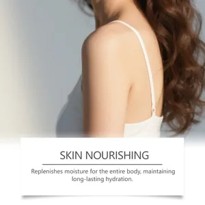 Close-up view of smooth nourished skin showing green tea body lotion hydration effect.
