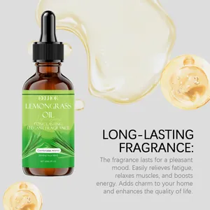 Aceite esencial de limoncillo EELHOE para aromaterapia relajante y bienestar