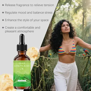 Aceite esencial de limoncillo EELHOE de 60ml para regular el ánimo y fragancia floral