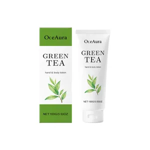 OceAura Green Tea Hand and Body Lotion 100g moisturizing cream with green box