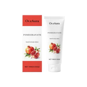 Lozione mani e corpo melograno OceAura con formula idratante in tubetto e box
