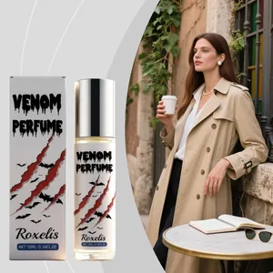 Venom Perfume Colonia de Sándalo Aroma Elegante Portátil Tamaño de Viaje Diseño Gótico Fragancia para Mujeres Hombres Diario Larga Duración