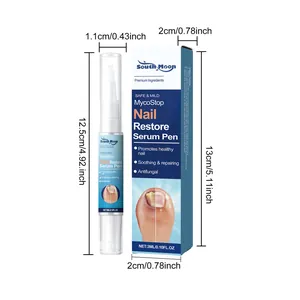 Nauwkeurige afmetingsspecificaties voor de South Moon MycoStop nagelherstel serum pen 3ml