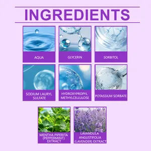 Liste détaillée des ingrédients du dentifrice violet à l'extrait de menthe