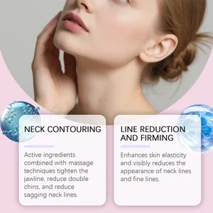 Detalle de los beneficios de la crema para el cuello para firmeza y reducción de arrugas